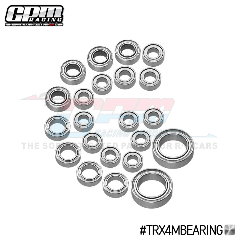 

GPM Full Set Sealed Bearing TRAXXAS TRX4M Ford Bronco Land Rover Defender K10