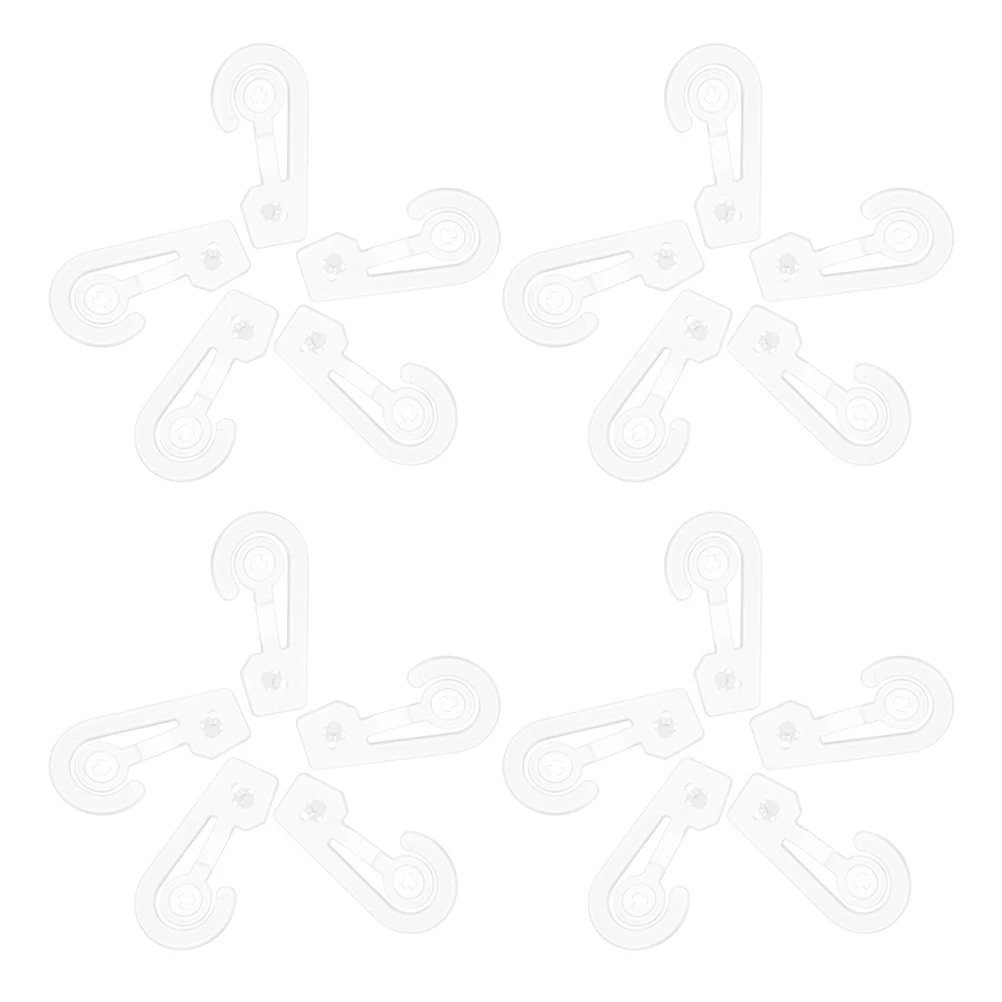 

300 Pcs Plastic Hook Heavy Duty Hangers Heavy Duty Hangers Clips for Document Bags Display Tools Parts
