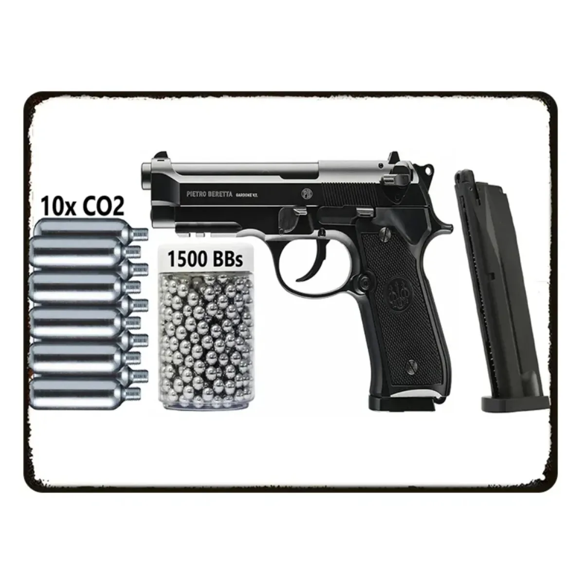 Placa de Metal Retrô HD com Tema de Pistola, Decoração de Parede Vintage para Casa, Bar, Clube e Caverna do Homem
