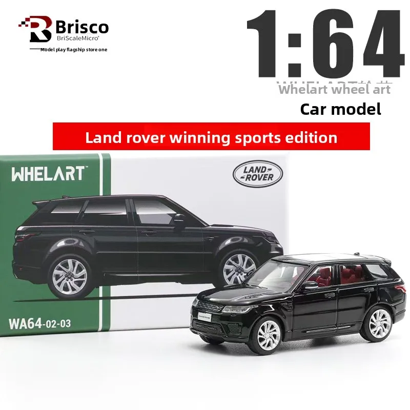 ダイキャスト-briscalemicro1-64-スケール-2018-ランドローバーレンジローバースポーツ合金車モデルグッズおもちゃギフトお土産ディスプレイ飾り