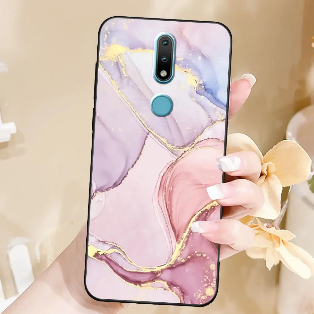 Case For Nokia 2.4 1.4 3.4 5.4 Coque Nokia 5.3 TPU Soft Silicone Phone Case For Nokia 5.3 Animal Cover FlowerFunda Cute Bumper