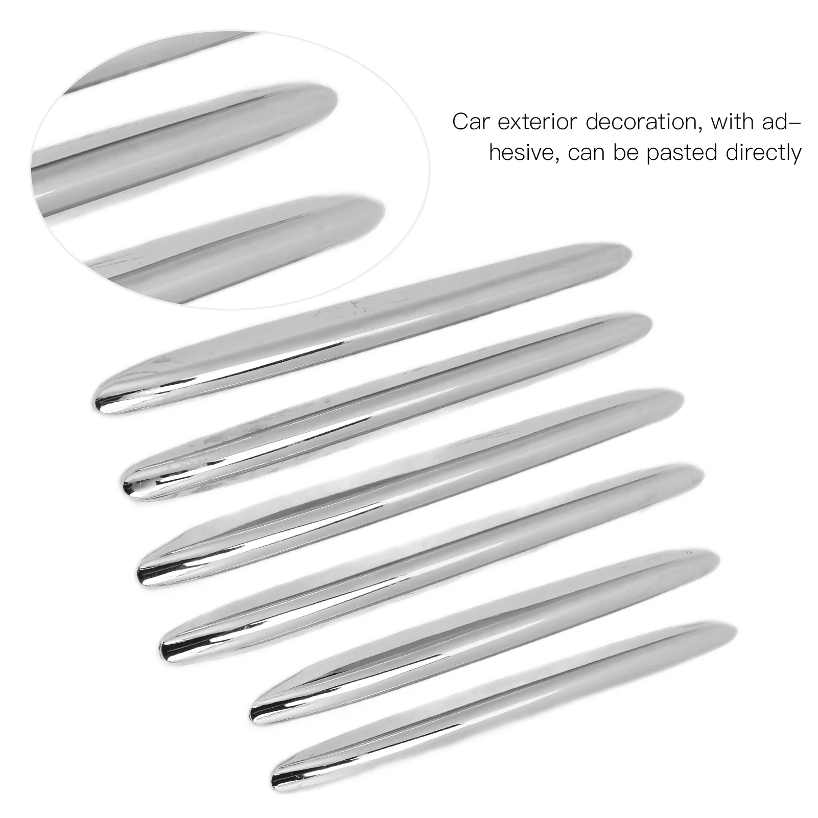 Chrome Car Engine Hood Vent Grille Cover Trim Parts Replacement for Mercedes  R172 SLK 2011‑2019 Exterior Accessories