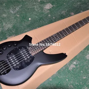 Direct from the 5 string factory active captain low electric matte black bass guitar left hand can be customized for free shipping Main Sales Cannhoto Guitar - №6