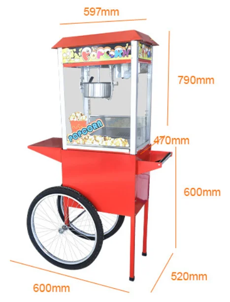 Electric Party Oil Popped Commercial Popcorn maker Popcorn machine