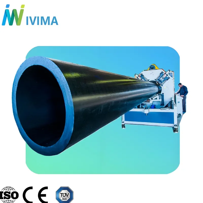 Recycling Machine 2026 Ivima High Efficiency Polyethylene Plastic PE Tube Making Machine/ HDPE Pipe Production Line Price