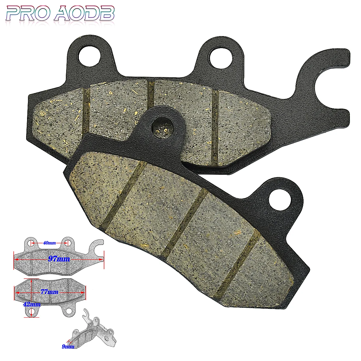 Front And Rear Brake Pads For Kawasaki Ninja 125 Z125 BR 250 Z250 SL Ninja250 EX250 EX 300 BDF BEF BFF BGF Z300 Ninja400 GJF