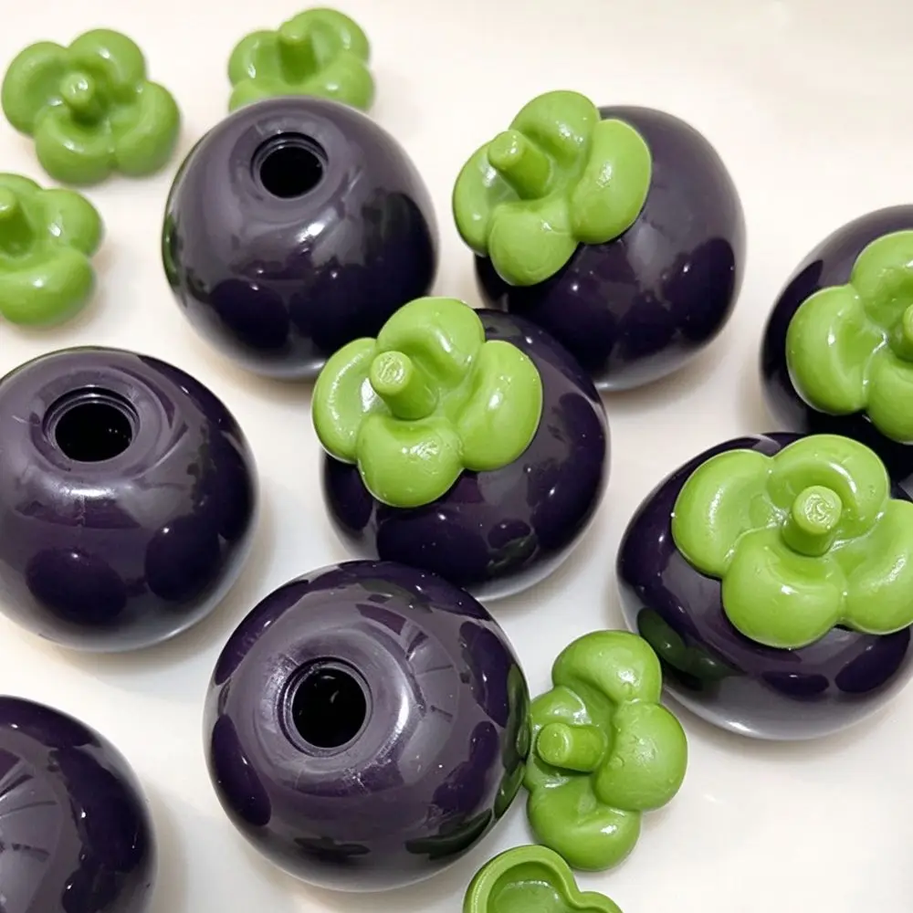 Creative Casting Molds Mangosteen Ball Skin Flexible Handmade DIY Empty Ball Skin Soft TPR With Lid DIY Pressure Ball Kit