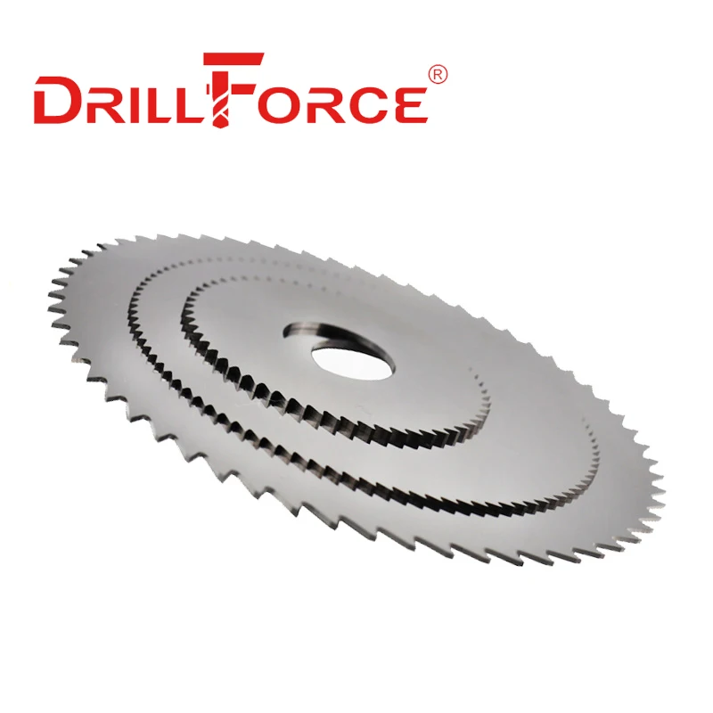 Стальной фрезерный пильный диск Drillforce из вольфрама диаметром 40-80 мм, 72 зубца, твердосплавный Циркулярный резак, промышленные инструменты с ЧПУ
