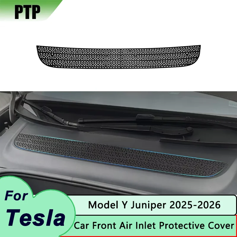 Air Inlet Protective Cover Anti-insect Anti-fouling Front Air-conditioning Net For Tesla New Model Y Juniper Launch 2025 2026