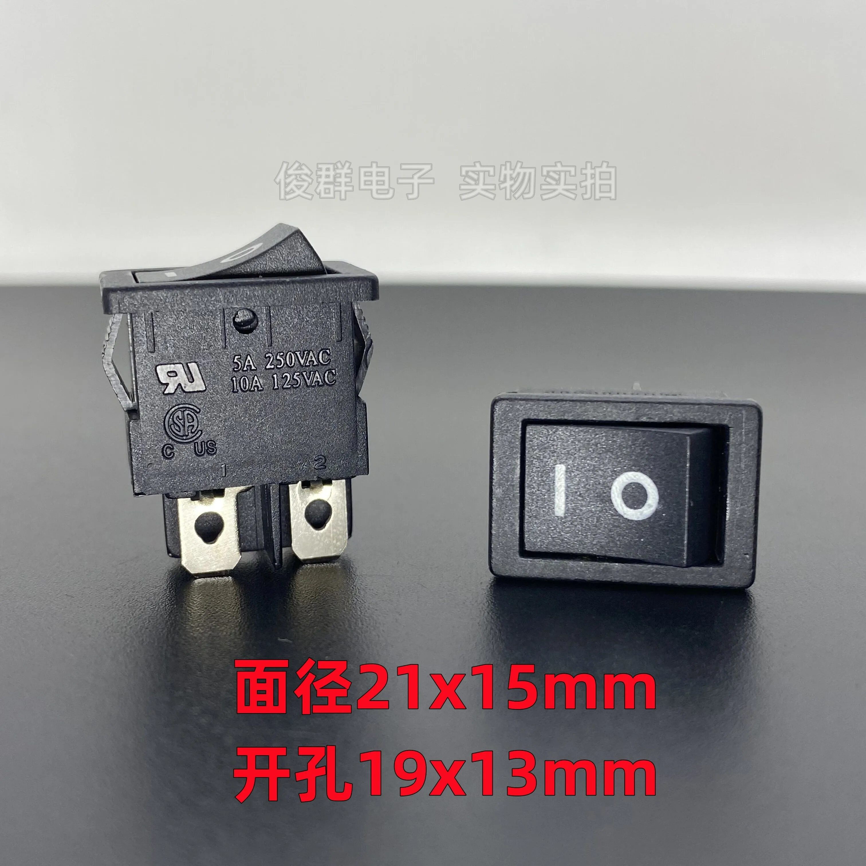 10pcs/imported R13-4P rocker rocker power switch button boat rocker toggle button 4 feet 2 gear 6A250VAC