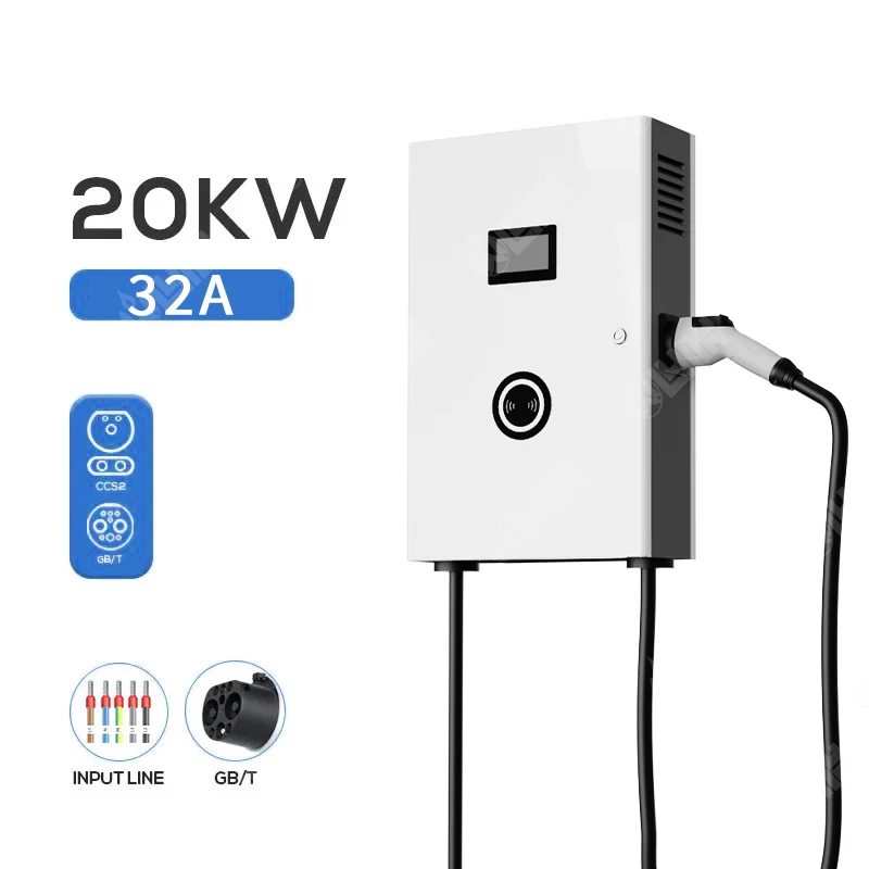 

Olink Manufacturers Electric Vehicle 20KW Wall-mounted EV Charger DC Fast Charger Ev Wall Charger Wall-Mounted Charging Stations