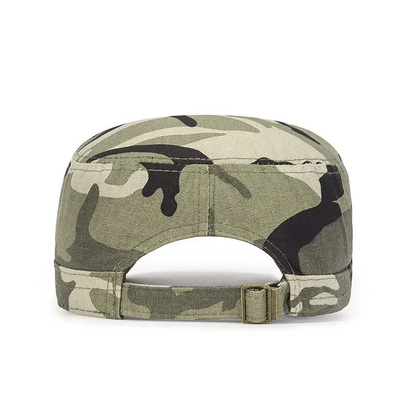 New Fashion Outdoor Sport Snapback Hats Casual Baseball Cap For Men and Women U.S. military soft flat top army cap design