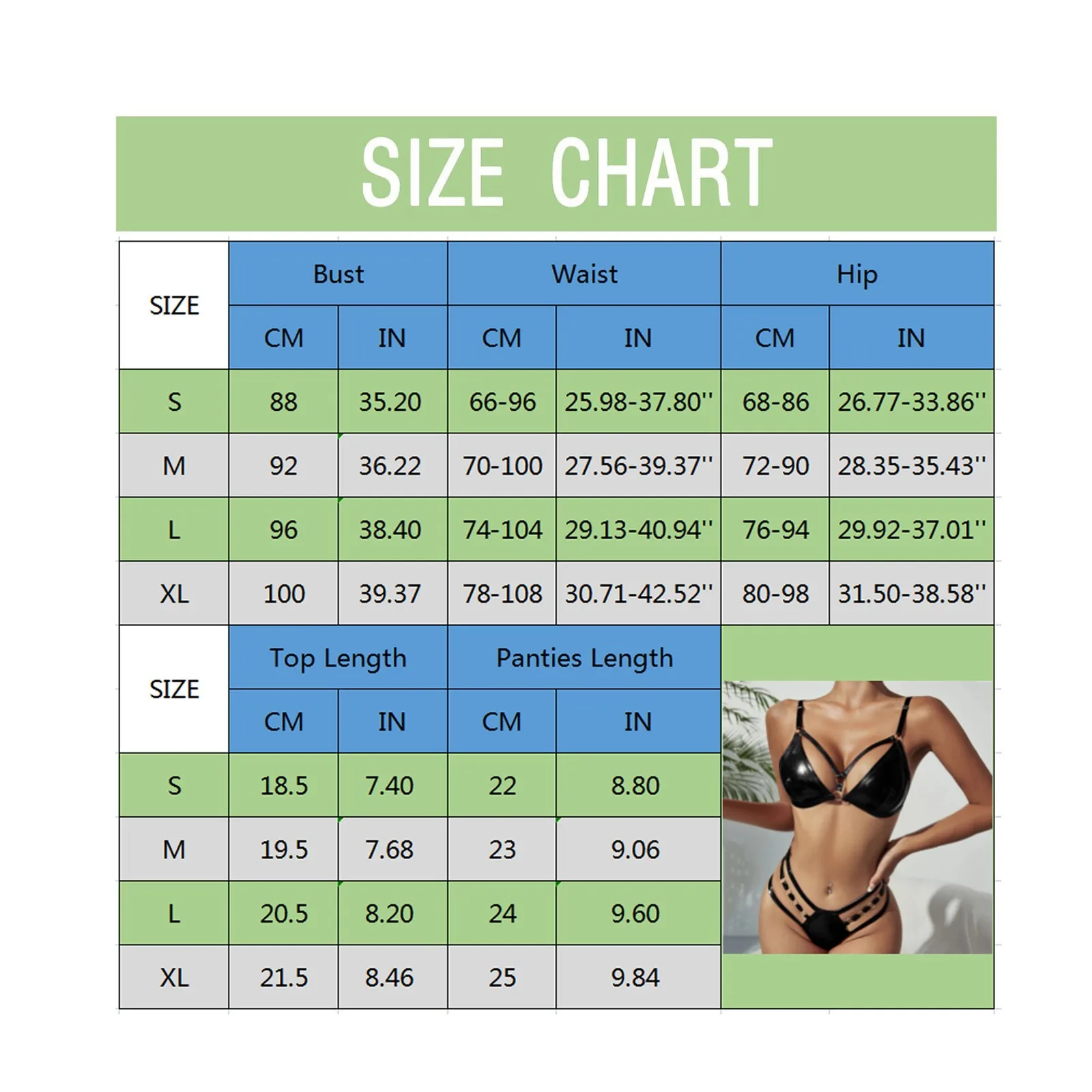Wetlook Latex Leather Women Sexy Lingeries 2pcs Bandage Metal Buckles Push Up Micro Bra And Panty Sets Clubwear Underwear - Image 6