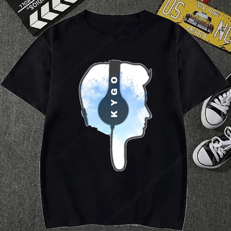 

New Style Norwegian DJ Kygo T Shirt Streetwear Harajuku Music Fan Gift Camisetas Y2k Clothes Oversized Music Unisex Graphic Tops