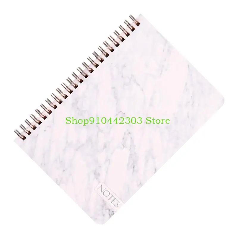 L4MD College Ruled Notebook 160 Pages 70gsm Wide Lined Coil Journal Paper Note Book 7x10Inch for Writing Note Taking