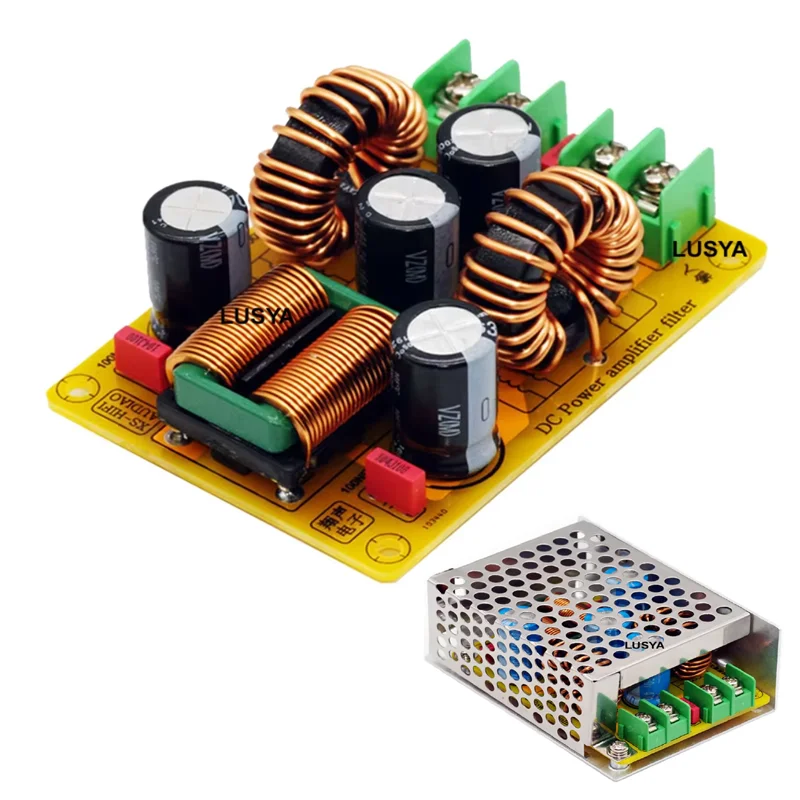 2A 4A 10A 20A DC LC EMI Filter Low Pass EMC HiFi Audio High Frequency Switching Power Supply Ripple Filtering For Amplifier