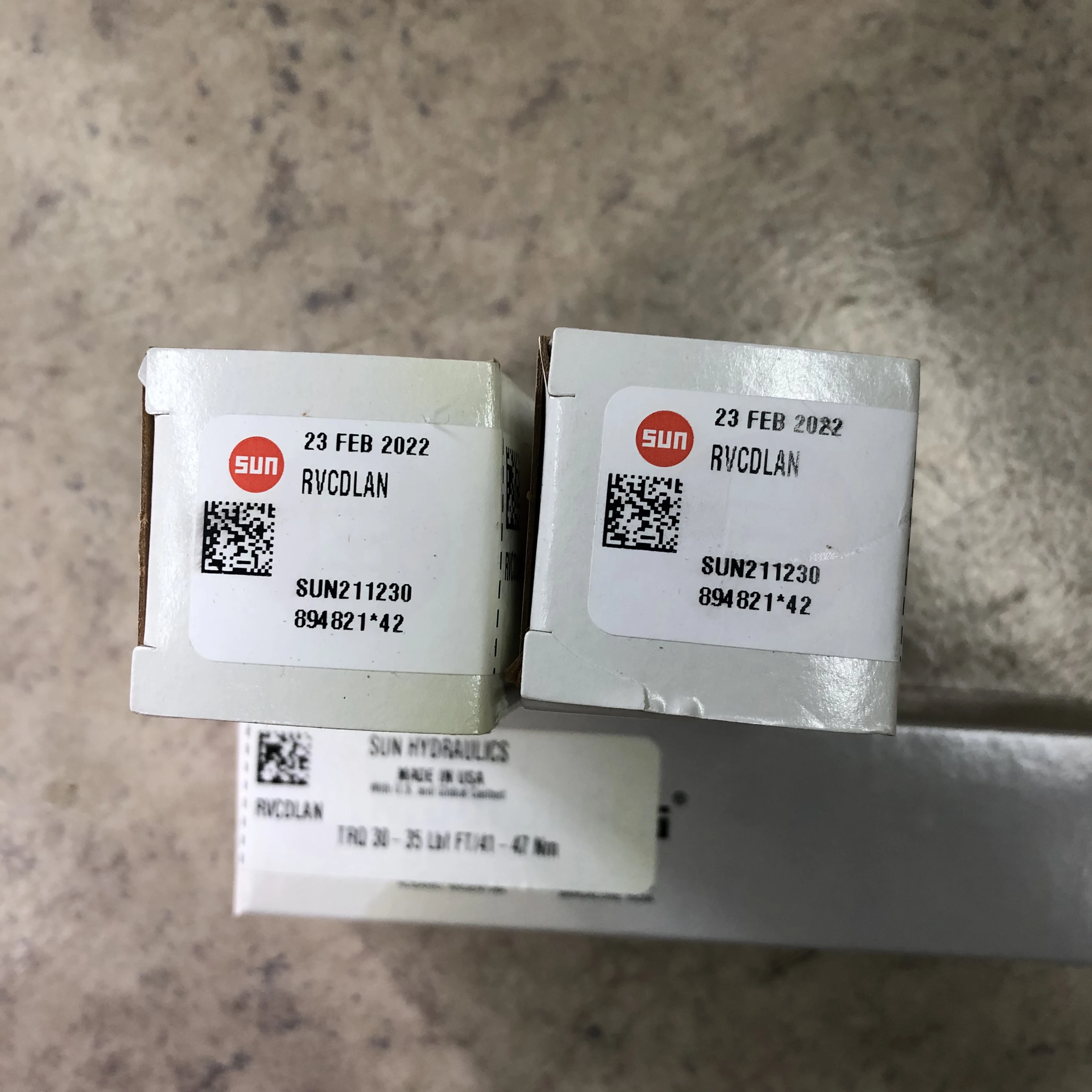 RVCD-LAN RVCDLAN RVCD LAN RVCD-LCN RVCDLCN SUN Hydraulics Origin Cartuccia valvola limitatrice a pistone bilanciato pilotabile