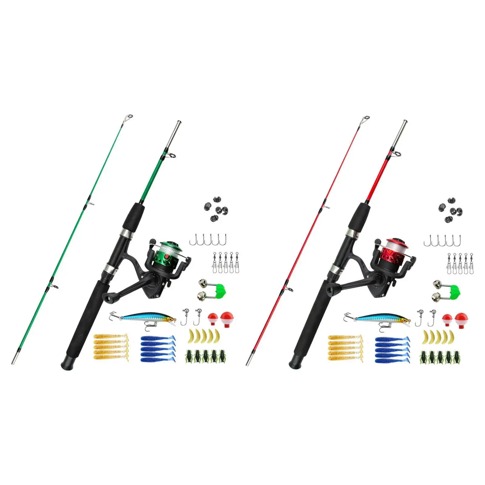 

Kids Fishing Pole Lightweight Fishing Gear with Lures Birthday Gifts