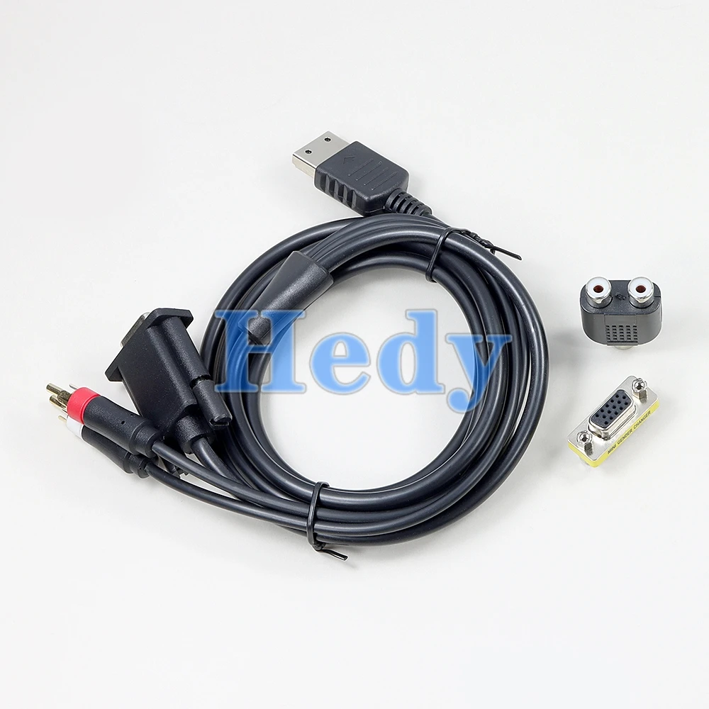 30PCS High Quality VGA Definition Cable RCA Sound Adapter HD PAL NTSC For Sega Dreamcast DC - view 5