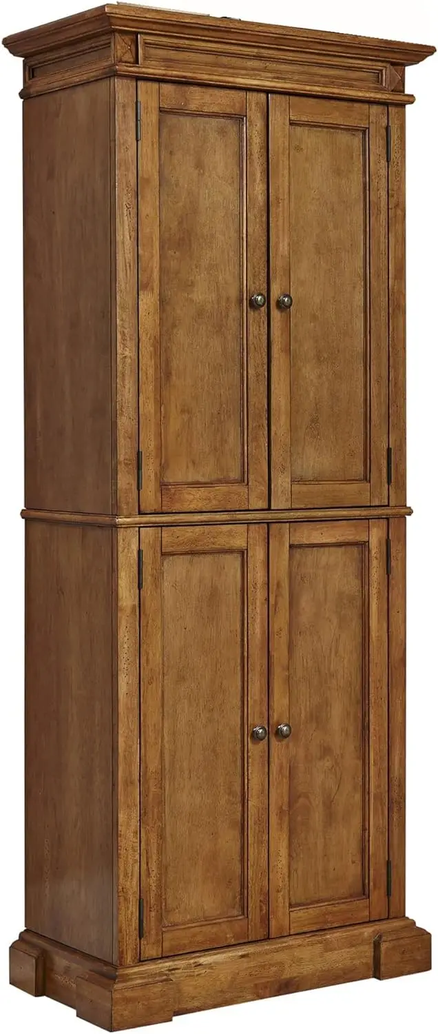 

XCYHomestyles Storage Pantry with Drawer and Adjustable Shelves 72 Inches High by 30 Inches Wide Distressed Oak