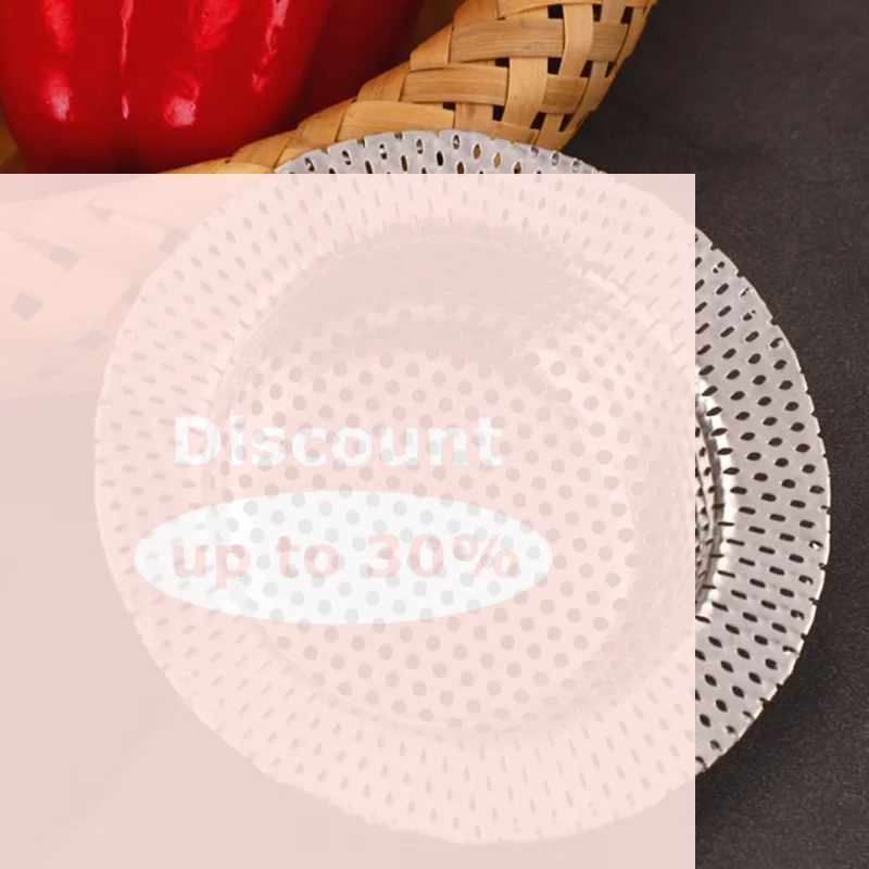 [Kitchen Water Sink Filter Sink Mesh Strainer Kitchen Tool Stainless Steel Bathroom Floor Drain Cover Shower Hair Catche Stoppe
