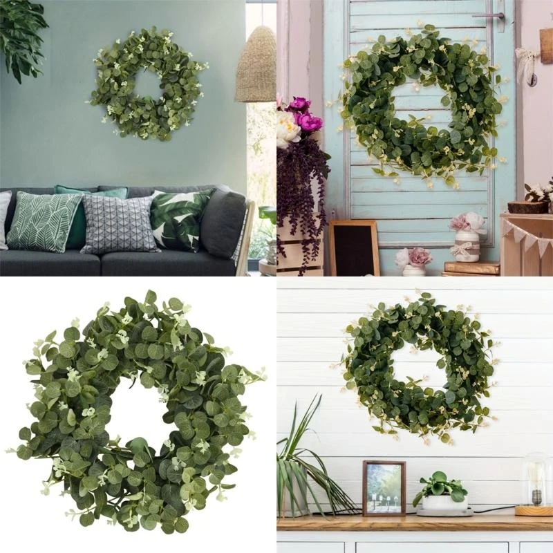 Spring Wreath for Front Door, Window, Wedding Party, Indoor and Outdoor 15UB