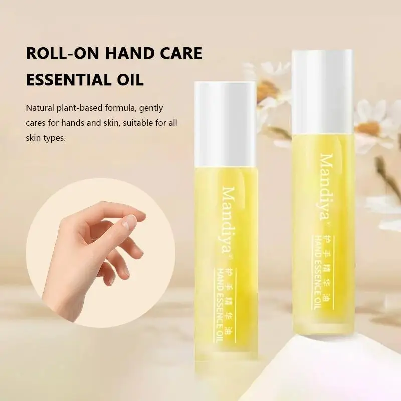 아이헨오 롤온 핸드 오일 보습 딥 하이드레이션 케어 끈적임 없는 흡수, 데일리 휴대용 영양 핸드 사이즈, 빠른 흡수 V8R9