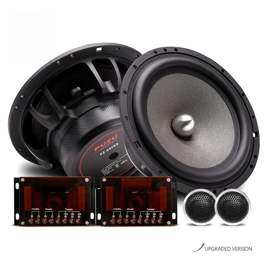 PZ-6508S Upgrade Hi-res 2- Way Component Car Audio Speakers with 360W Max Power Deep Bass Fully Midrange,Father's Day Gift