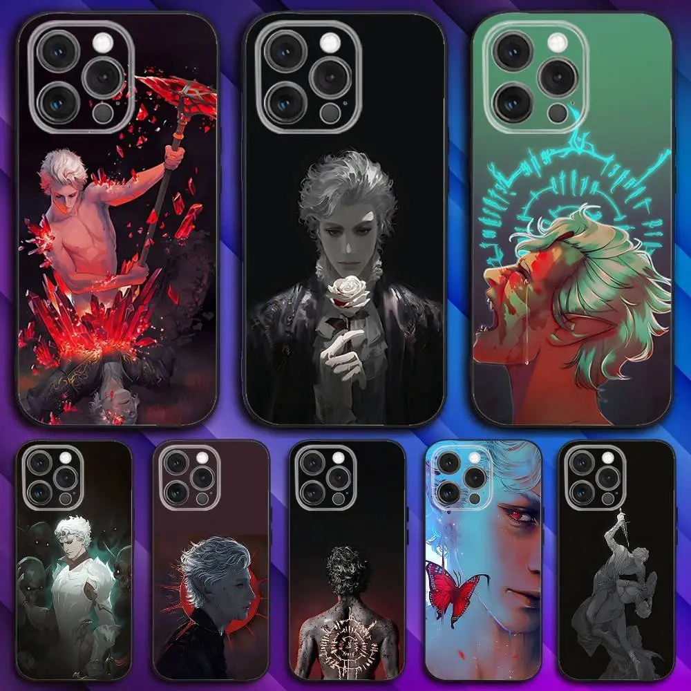 

Astarion B-BaldursS Game Phone Case For iPhone 16,15,14,13,12,11,Pro,Max,Plus,X,XS,SE4,E,Mini,Soft Black Case