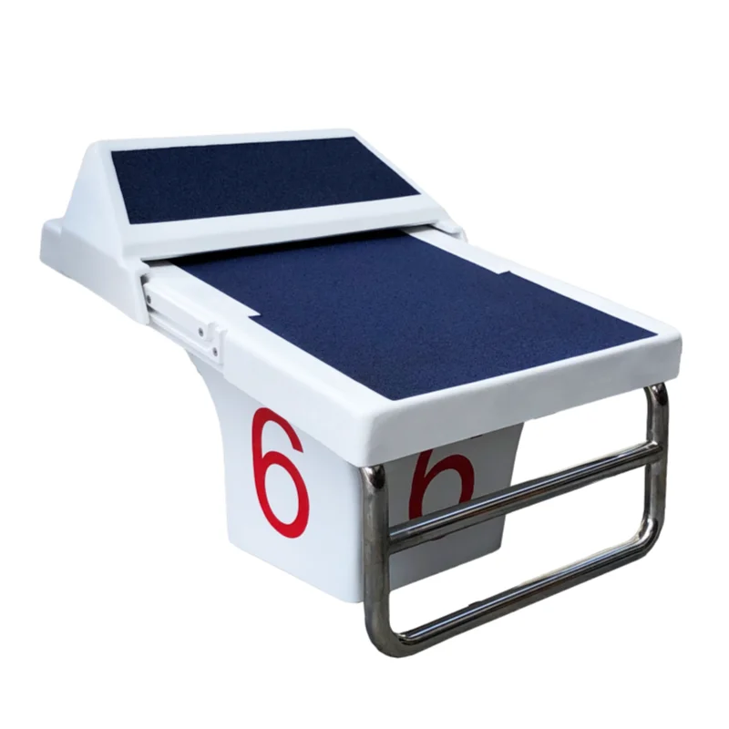 

Popular Sale Anti-Slip Corrosion-Resistant Starting Water Jump Block for Swimming Pool