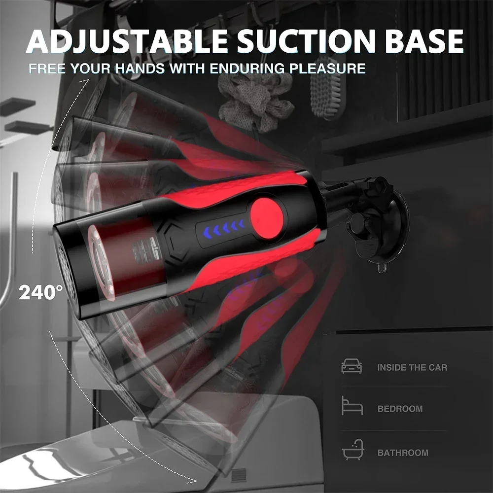 تلسكوبي دوران التلقائي ذكر الاستمناء المثيرة الجنس لعب المهبل جهاز استمناء للرجال الكهربائية الكبار المكبس الاستمناء