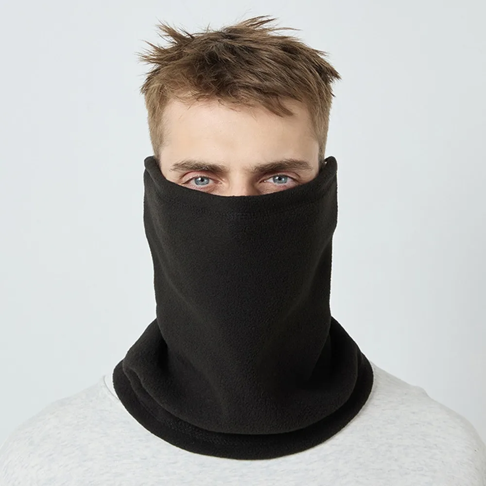 

Уличная плюшевая мотоциклетная маска для лица, ветрозащитная круглая накидка, полумаска для лица, теплая шея, лыжная Балаклава, шапка для катания на лыжах