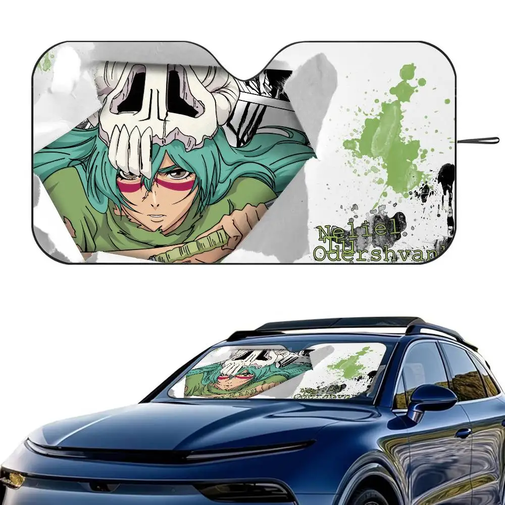 

Nelliel B-Bleach Аниме Автомобильный солнцезащитный козырек на лобовое стекло Складной трехслойный изоляционный солнцезащитный козырек от присоски Блоки УФ-лучей Солнце
