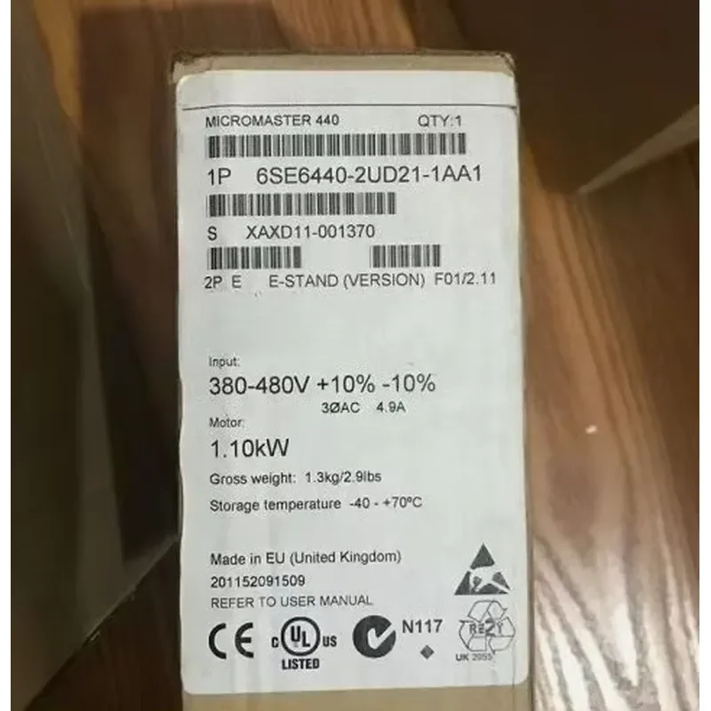 Brand New 6SE6440-2UD21-1AA1 High quality assurance with sufficient inventory Fast Delivery