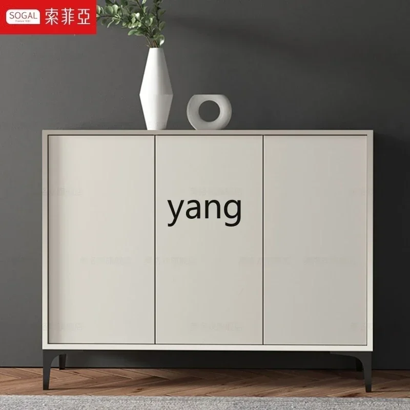 LH  rock slab minimalist shoe cabinet household door light luxury gray entrance cabinet home storage partition
