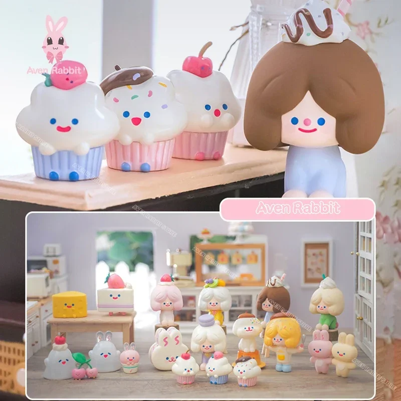 

RiCO Afternoon Tea Blind Box Toys Mystery Box Mistery Caixa Misteriosa Caja Action Figure Surpresa Cute Model Girl Birthday Gift
