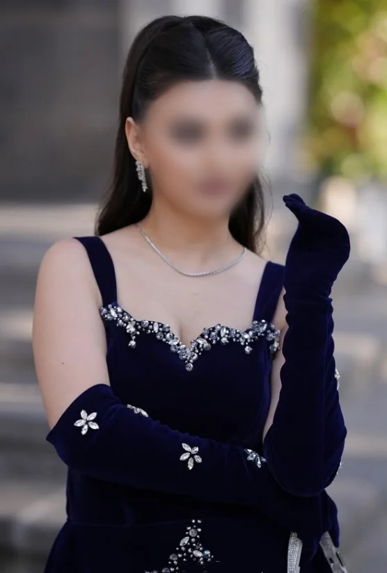 Customized Navy Blue Halter Gorgeous Evening Dress Ruffle Lace Slit Hem Fishtail and Floor Back Slit Gemstone Studded Formal