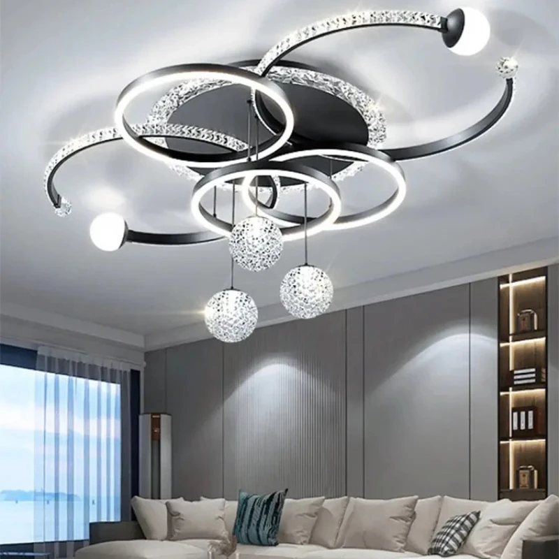 

Modern Light Luxury Master Bedroom Pendant Lamp LED Creative Restaurant Lamp Villa Bedroom Interior Decoration Lighting Fixtures