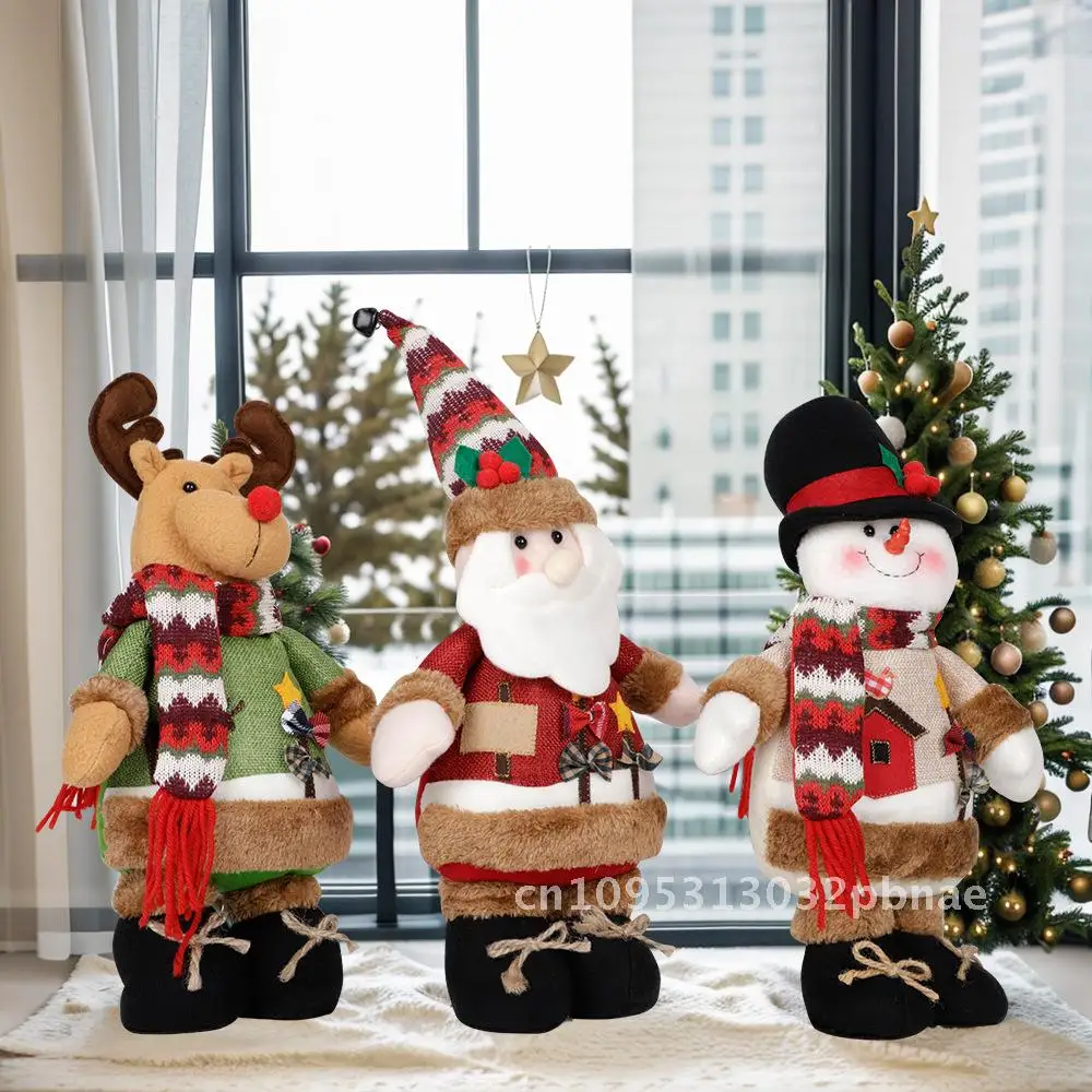 

Christmas Snowman Elk Standing Doll Gift Santa Claus Decoration Hotel Shopping Mall Christmas Decorations Gift
