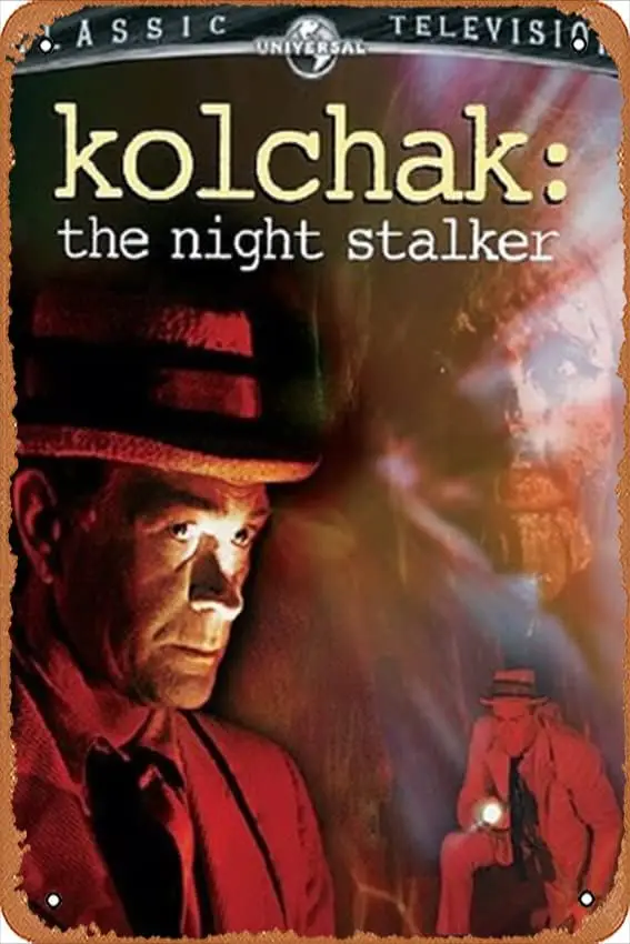 Kolchak: The Night Stalker Vintage Movies Tin Signs,Celebrity Poster Film Television Poster Retro Gift Karaoke Man Cave Bar sign