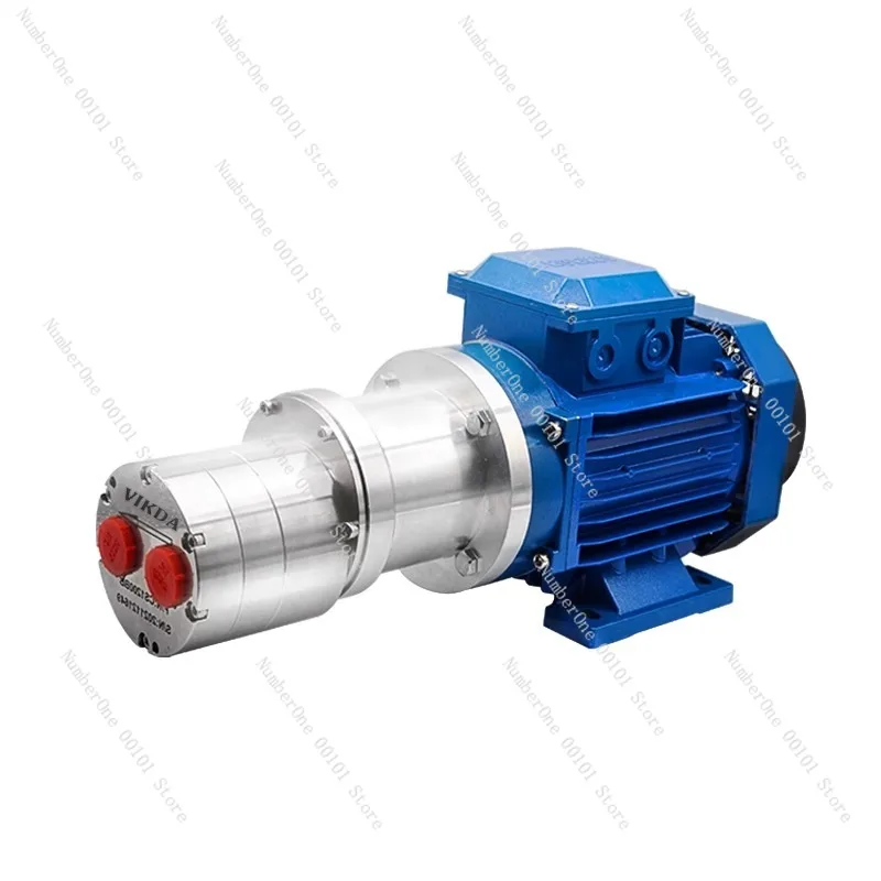 Gear pump Large flow stainless steel water oil pump High viscosity liquid filling chemical pump