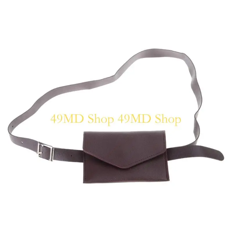 

49MD Trendy Korean Mini Waist Fashion PU Leather Belt Bag for Stylish Ladies
