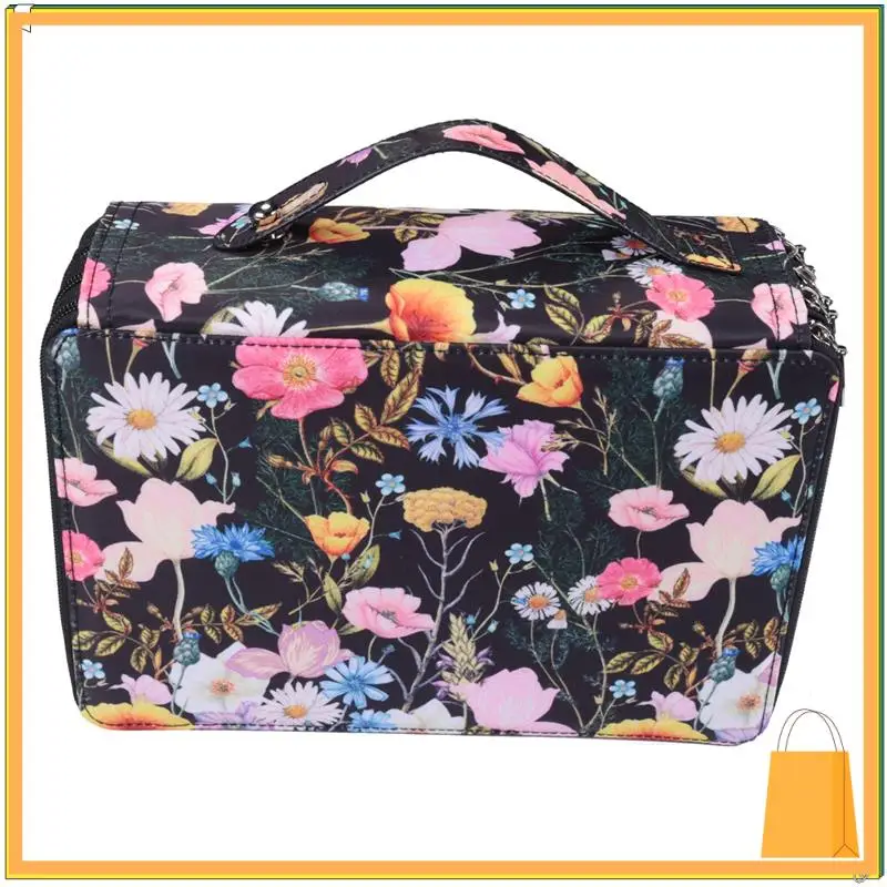 L53A-250 スロット色鉛筆ケースオーガナイザージッパー付き大容量ペンホルダーバッグ学生やアーティストのための