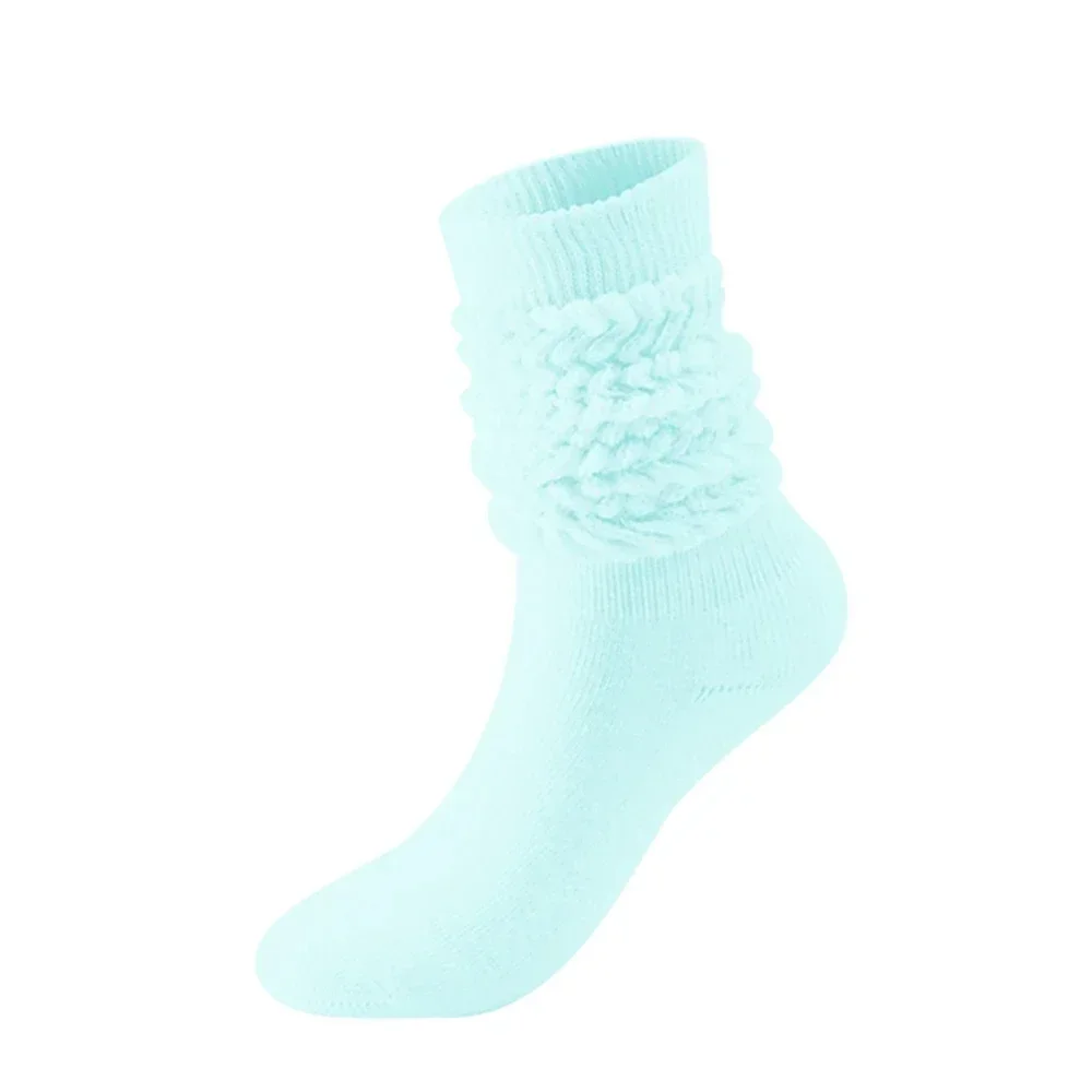 Black socks men and women Japanese socks in autumn pure white  socks