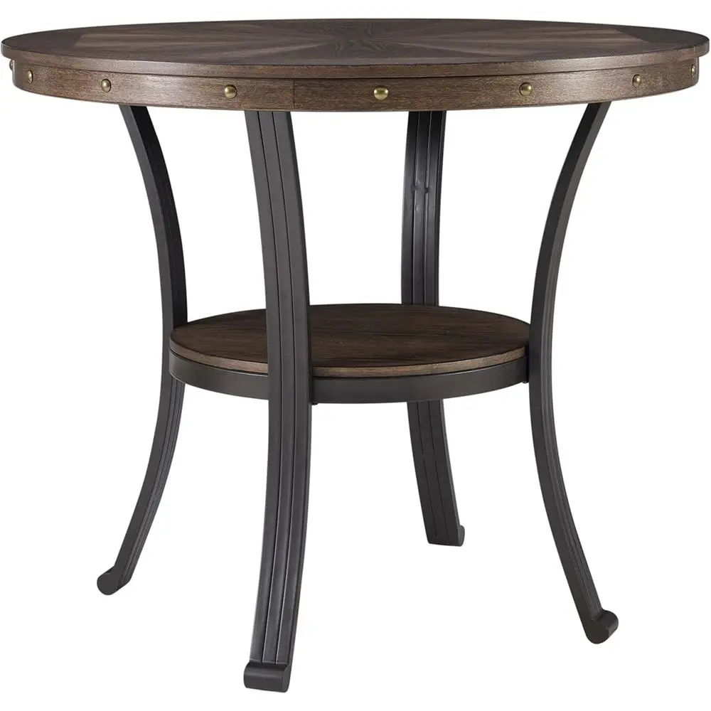 

Compact Brown Wooden Side Table