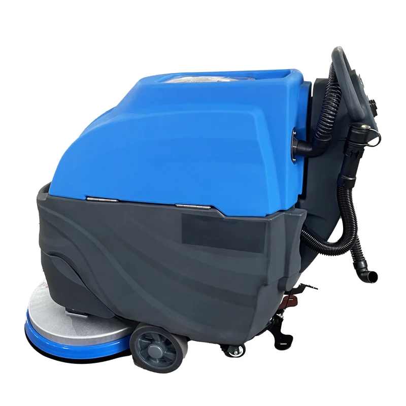20-Inch Electric Ride-On Push 500W New Wash Scrubber Vacuum Burnishing Floor Cleaner 3-in-1 Hard Marble Tile Terrazzo Cleaning