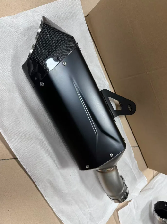 For R1300GS ADV R1300R R1300RS 2024-2025 Carbon Slip-On Exhaust Motorcycle Compatible Pipe 60mm