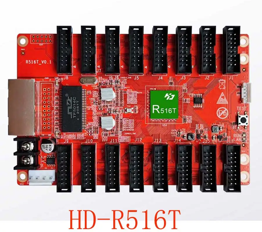 R516T HD Receiving Card  Asynchronous Control System Card LED Display Indoor Outdoor Screen Module Advertising system