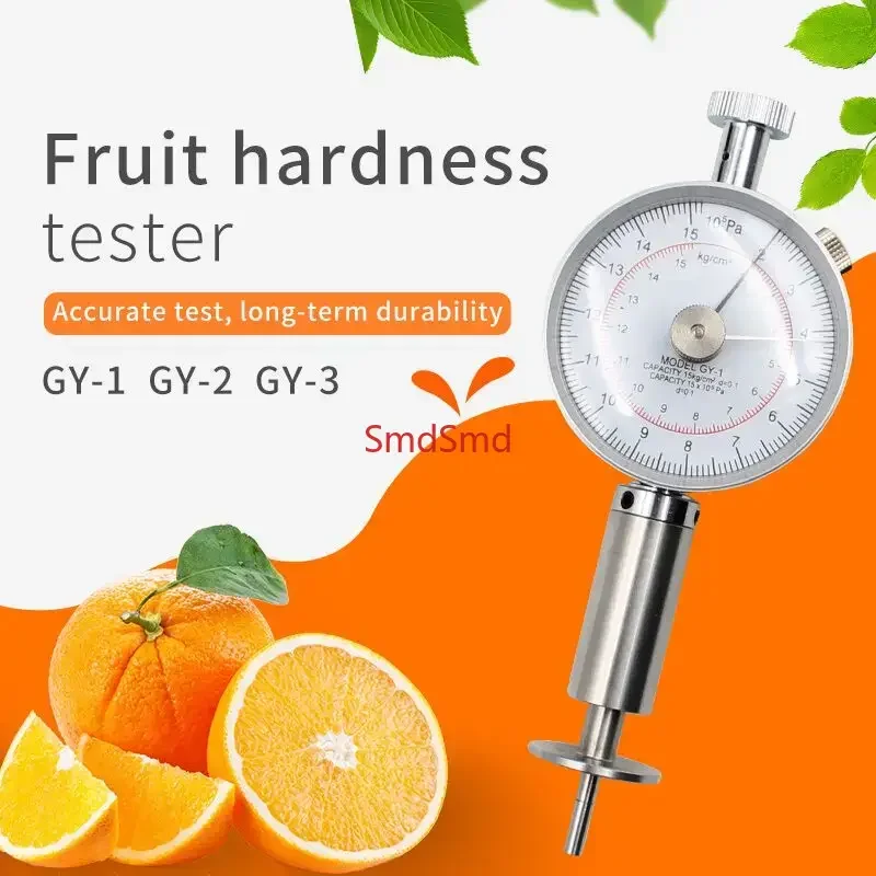 Portable Pointer Fruit Hardness Tester GY-3GY-2GY-1Fruit SclerometerFruitDurometer For AppleBananaPearGrapesOrangesPenetrometer