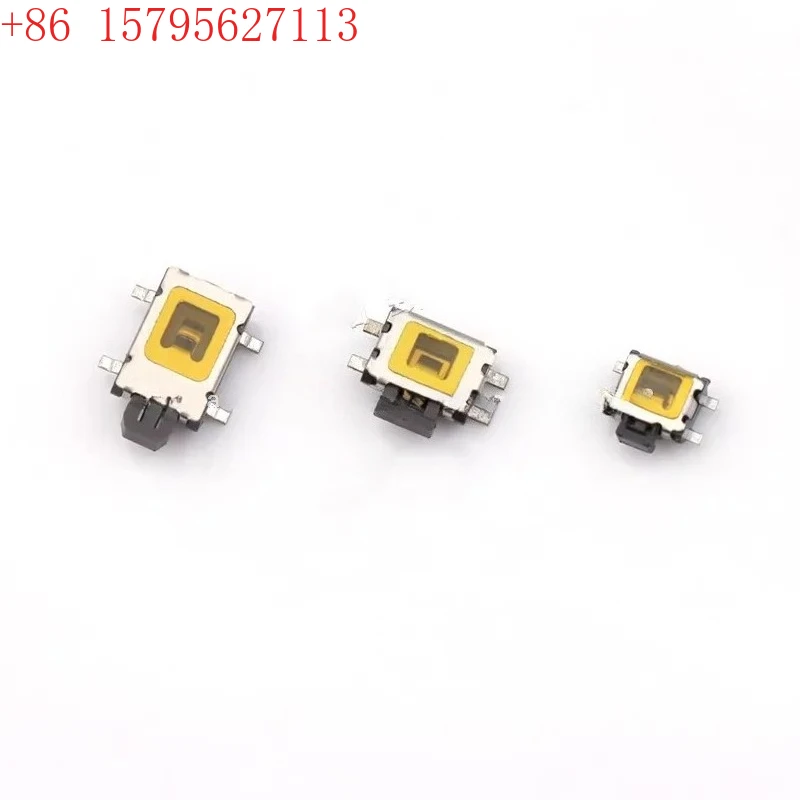 Mini interruptor táctil de cuatro patas, parche de tortuga SMT con pilar, botón lateral de 3 × 6 × 0,6mm, tortuga media